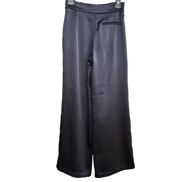 Wilfred Black Wide-Leg Pants - Picture 3 of 9